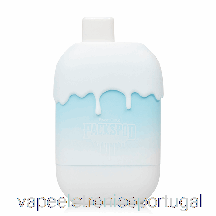 Vape Eletrônico Packwood Packspod 5000 Descartável Marshmallow Fluff (nuvem Doce)